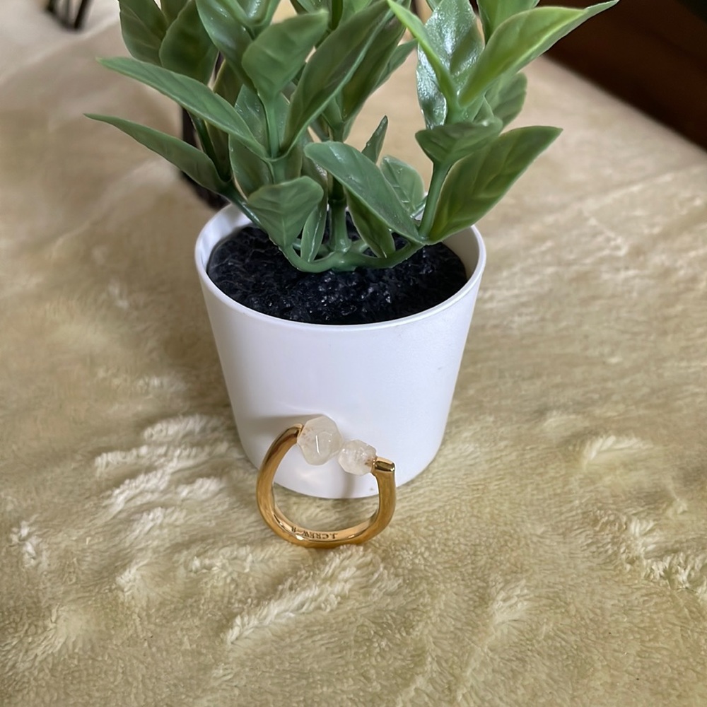 J.Crew quartz ring size 8
